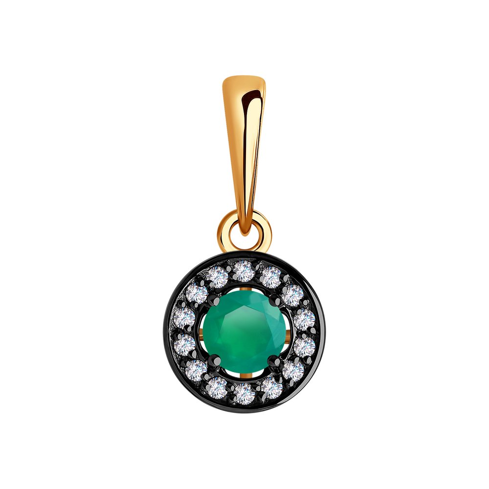 Подвеска SOKOLOV из золота с агатом и фианитами
Подвеска SOKOLOV из золота с агатом и фианитами