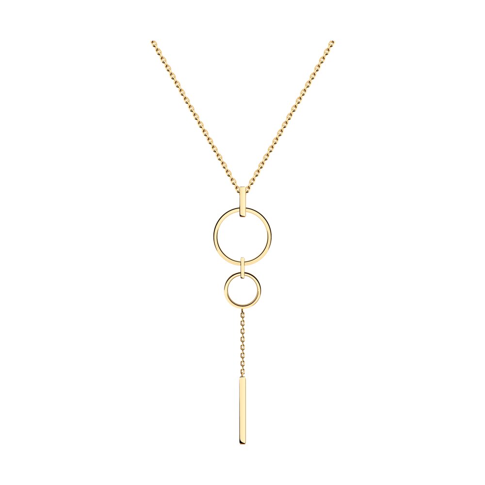 Колье SOKOLOV из золочёного серебра с фианитами
Колье SOKOLOV из золочёного серебра с фианитами