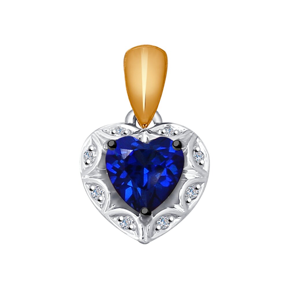 Подвеска SOKOLOV Diamonds из комбинированного золота с бриллиантами и корундом
Подвеска SOKOLOV Diamonds из комбинированного золота с бриллиантами и корундом