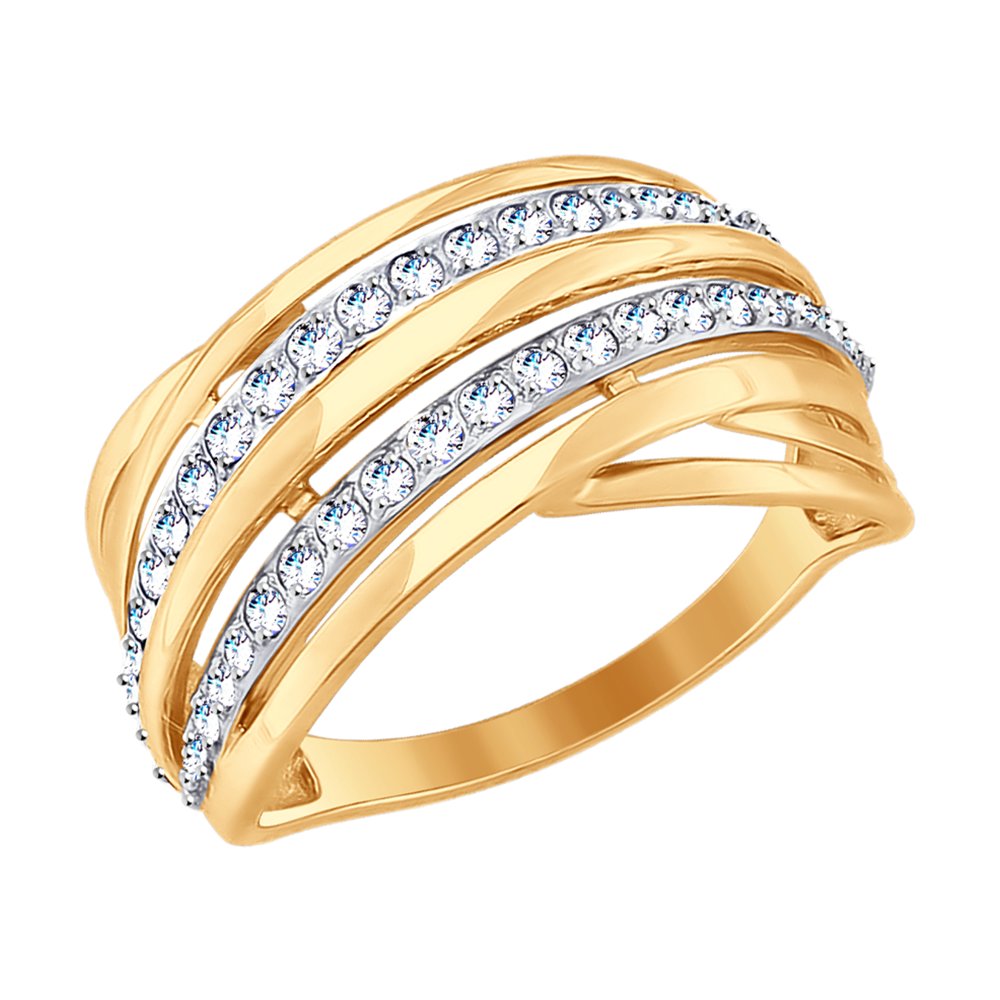 Кольцо SOKOLOV из золота с фианитами
Кольцо SOKOLOV из золота с фианитами