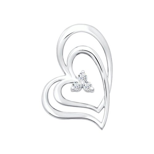 Подвеска SOKOLOV из белого золота с бриллиантами
Подвеска SOKOLOV из белого золота с бриллиантами