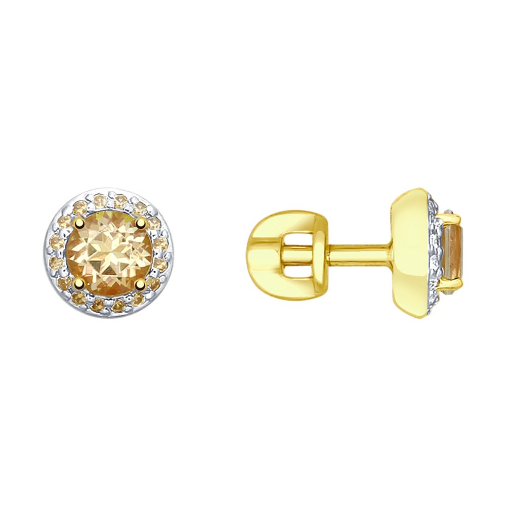 Серьги SOKOLOV из желтого золота с розовыми топазами Swarovski и жёлтыми Swarovski Zirconia
Серьги SOKOLOV из желтого золота с розовыми топазами Swarovski и жёлтыми Swarovski Zirconia