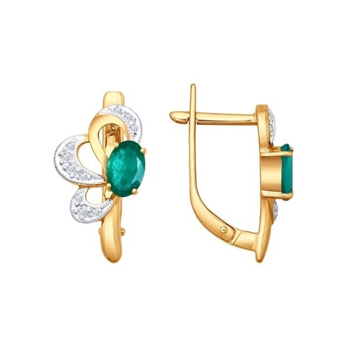 Серьги SOKOLOV из золота с бриллиантами и хризопразами
Серьги SOKOLOV из золота с бриллиантами и хризопразами