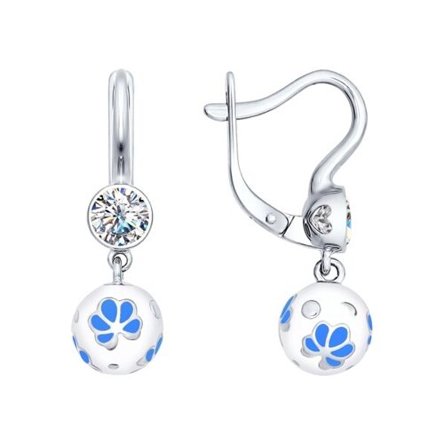 Серьги SOKOLOV из серебра с эмалью с фианитами
Серьги SOKOLOV из серебра с эмалью с фианитами