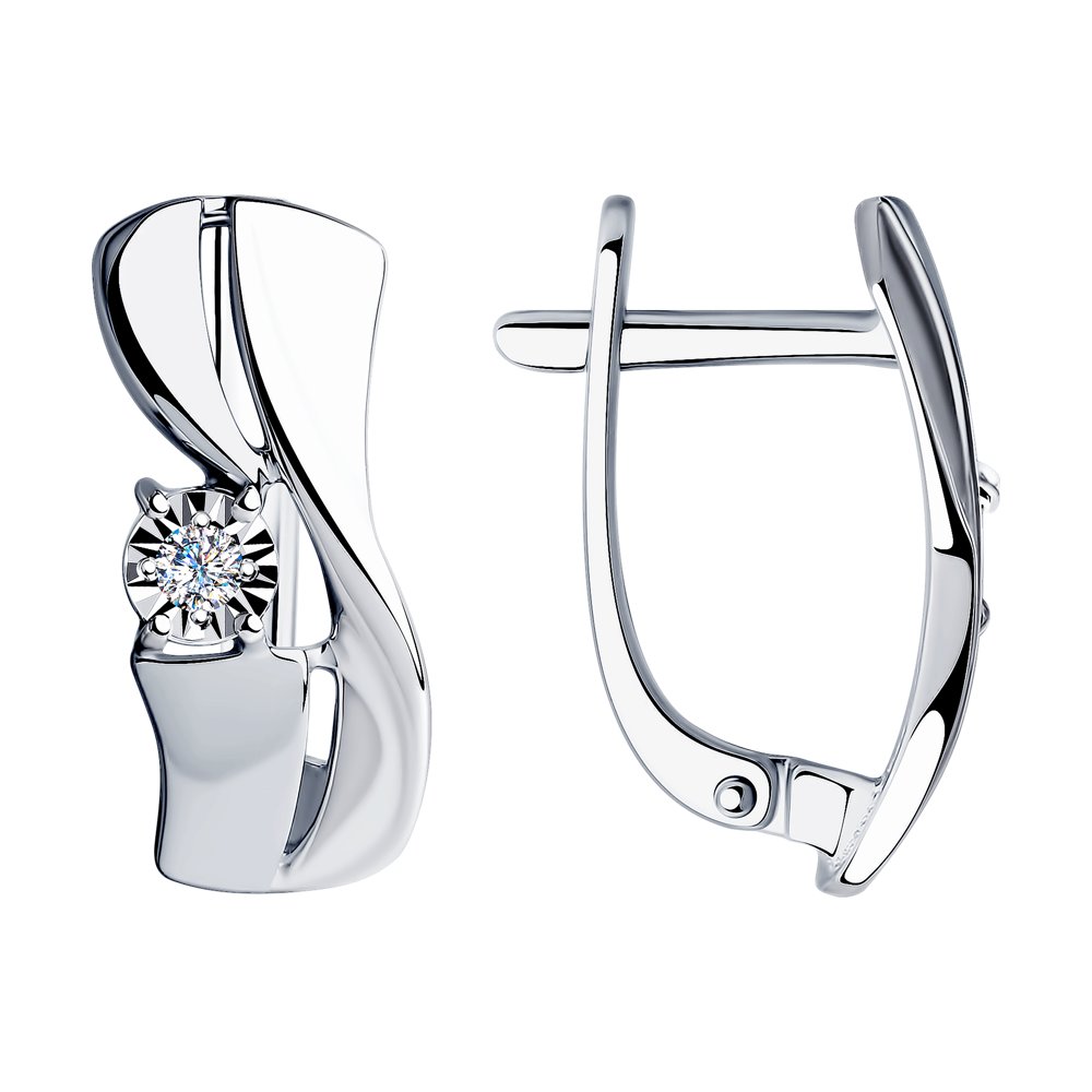 Серьги SOKOLOV Diamonds из белого золота с бриллиантами
Серьги SOKOLOV Diamonds из белого золота с бриллиантами