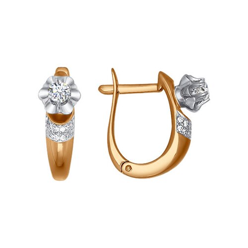 Серьги SOKOLOV из комбинированного золота с бриллиантами
Серьги SOKOLOV из комбинированного золота с бриллиантами