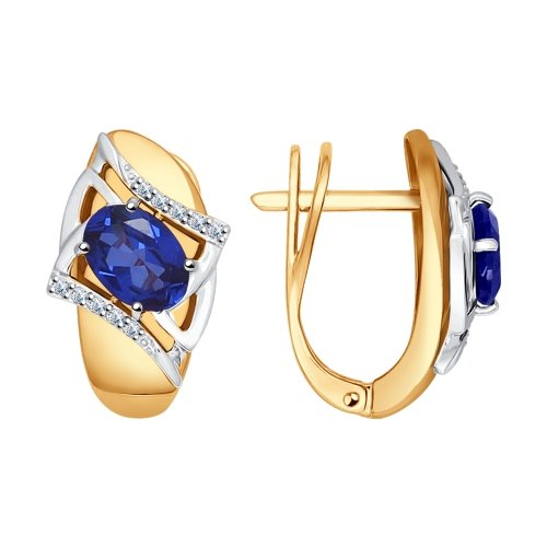 Серьги SOKOLOV Diamonds из комбинированного золота с бриллиантами и корундами сапфировыми
Серьги SOKOLOV Diamonds из комбинированного золота с бриллиантами и корундами сапфировыми