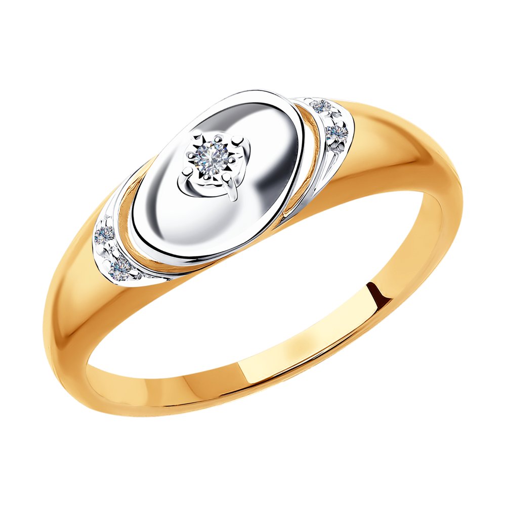 Кольцо SOKOLOV Diamonds из комбинированного золота с бриллиантами
Кольцо SOKOLOV Diamonds из комбинированного золота с бриллиантами