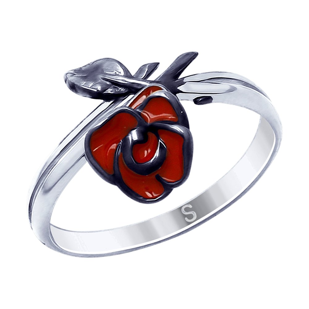 Кольцо SOKOLOV из серебра с эмалью
Кольцо SOKOLOV из серебра с эмалью