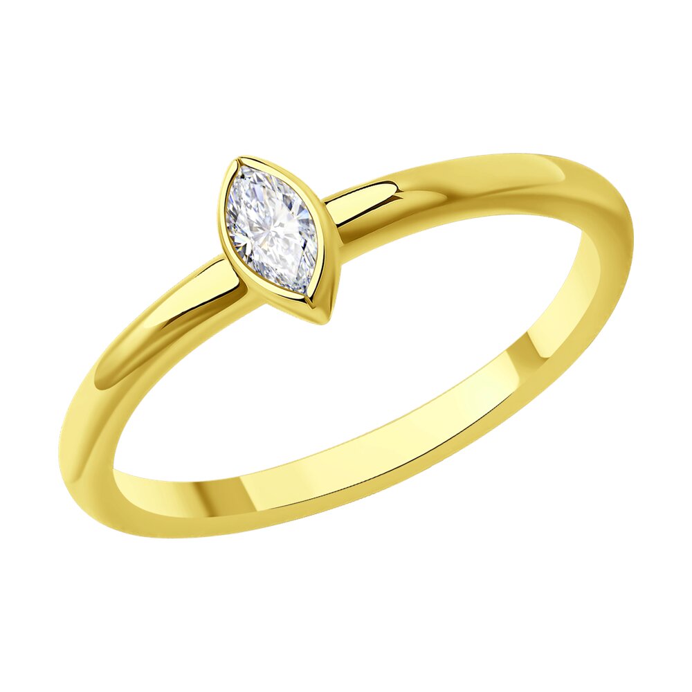 

Кольцо SOKOLOV Diamonds из желтого золота с бриллиантом