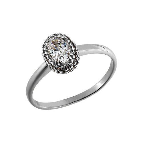 

Помолвочное кольцо SOKOLOV из белого золота с swarovski zirconia