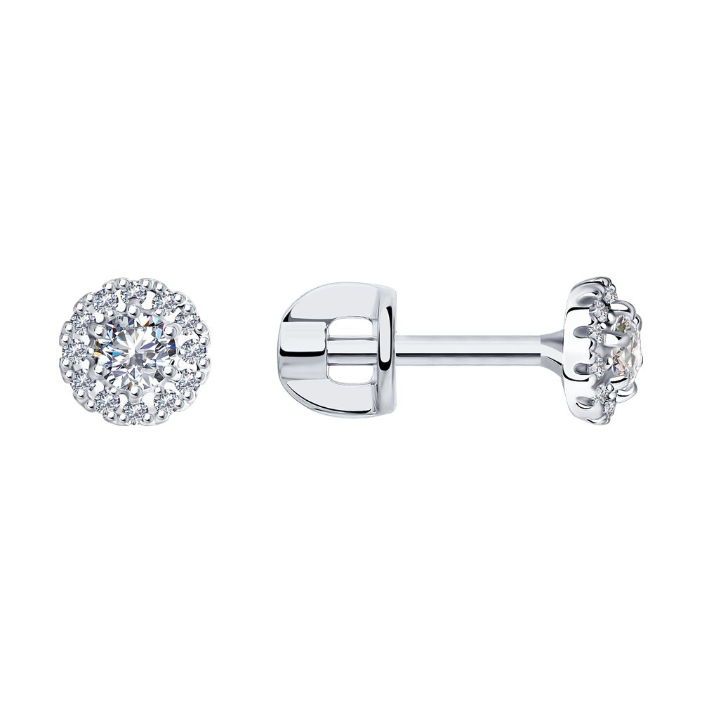

Серьги SOKOLOV Diamonds из белого золота с бриллиантами