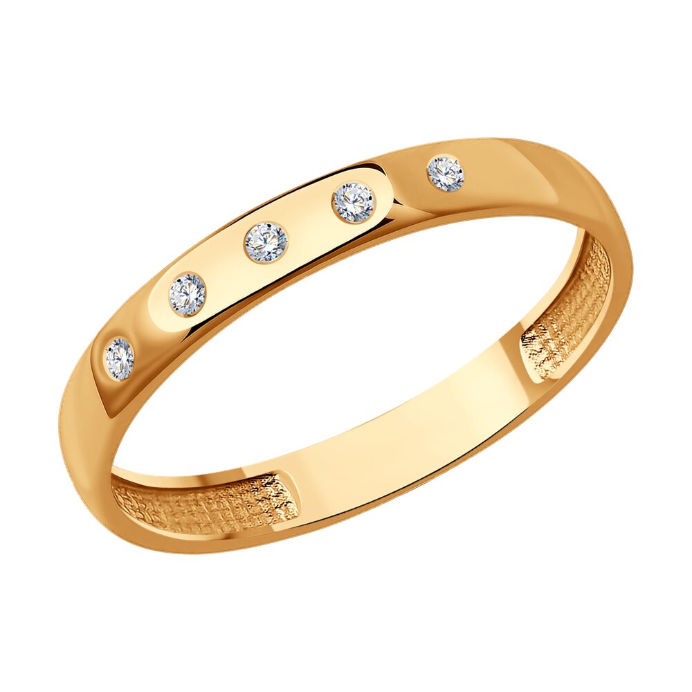 

Обручальное кольцо SOKOLOV Diamonds из золота с бриллиантами