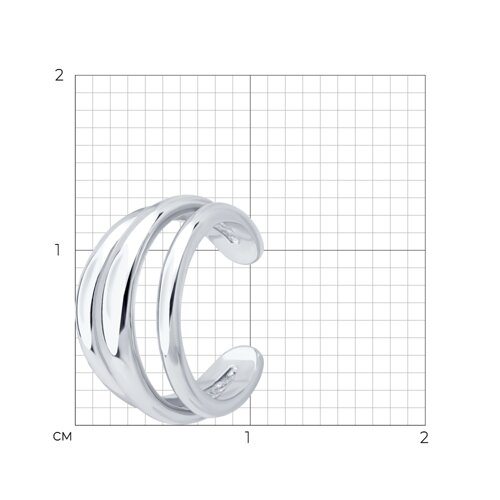 Серьга из серебра - фото 6
