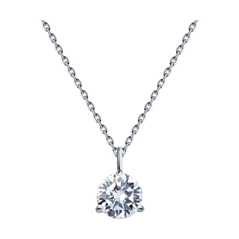 

Колье SOKOLOV Diamonds из белого золота с бриллиантом
