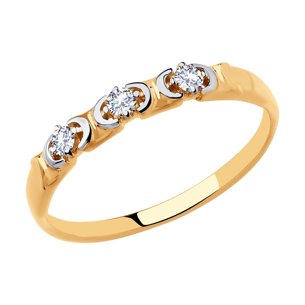 

Кольцо SOKOLOV из золота со Swarovski Zirconia