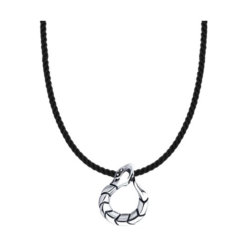 Колье из серебра с фианитами - фото 1