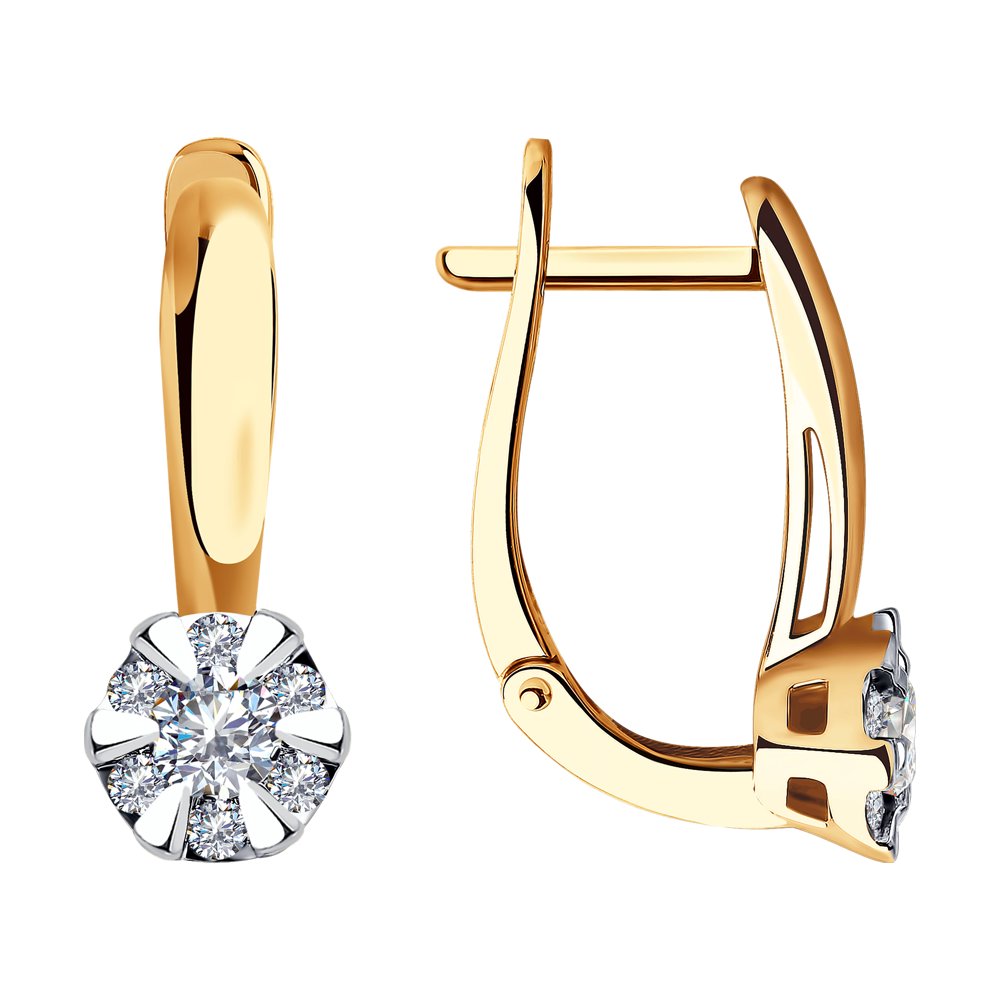 

Серьги SOKOLOV Diamonds из золота с бриллиантами