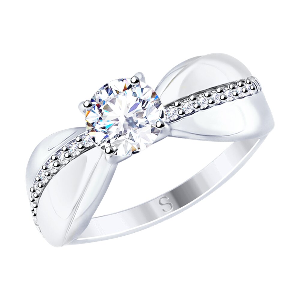 

Кольцо SOKOLOV из серебра со Swarovski Zirconia
