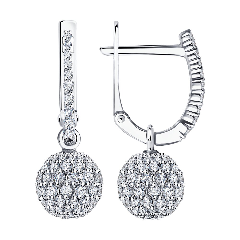 

Серьги SOKOLOV Diamonds из белого золота с бриллиантами