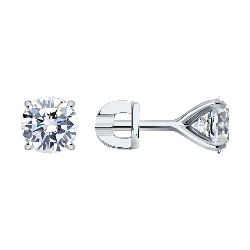 

Серьги SOKOLOV Diamonds из белого золота с бриллиантами