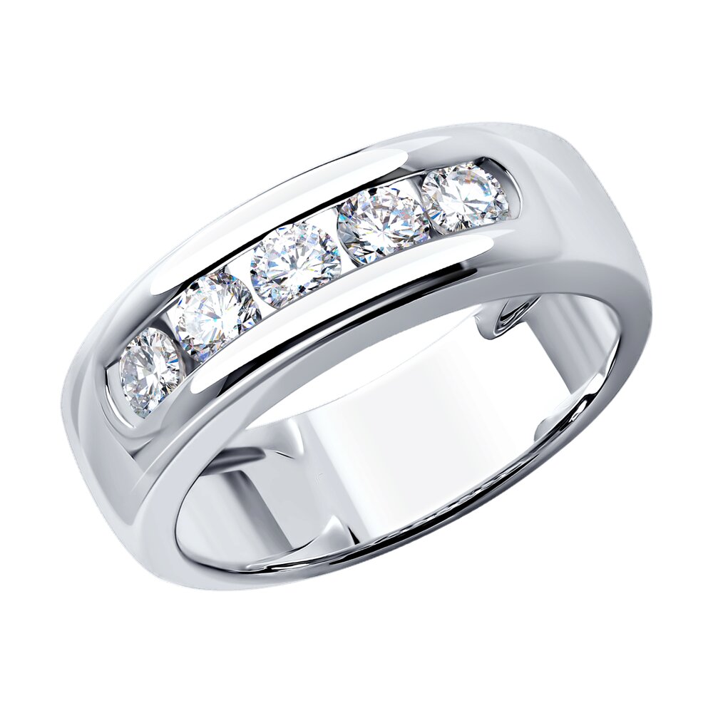 

Кольцо SOKOLOV Diamonds из белого золота с бриллиантами