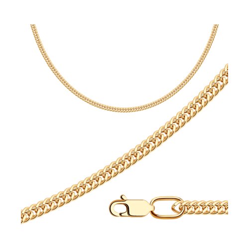 Цепь из золочёного серебра - фото 1