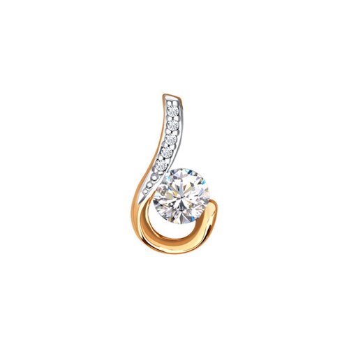 

Подвеска SOKOLOV из золота со swarovski zirconia