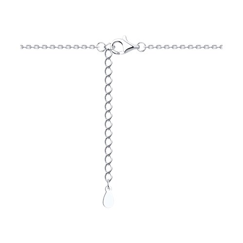 Колье из серебра с фианитами - фото 2