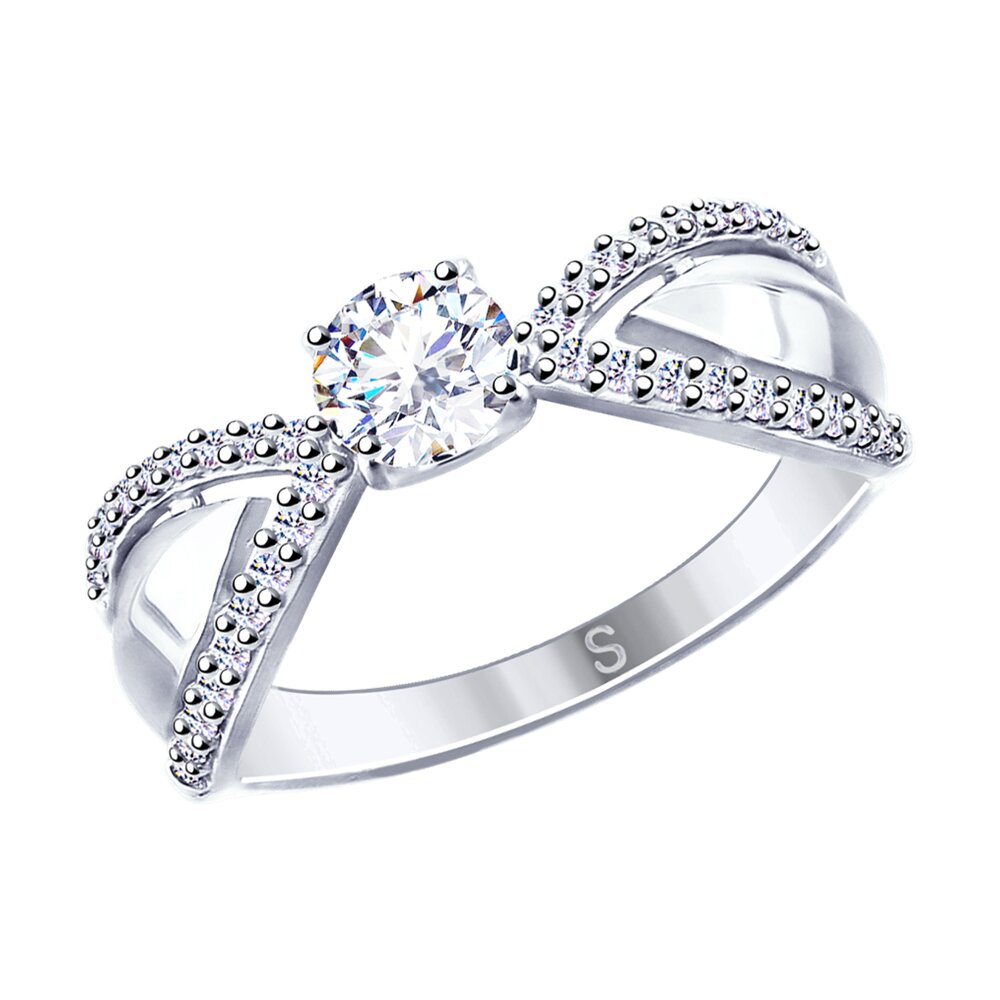 

Кольцо SOKOLOV из серебра со Swarovski Zirconia
