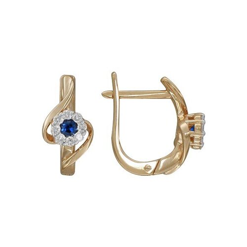 

Серьги SOKOLOV из золота с бриллиантами и сапфирами