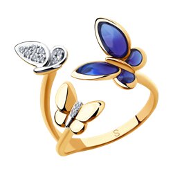 Кольцо SOKOLOV Diamonds из золота с бриллиантами