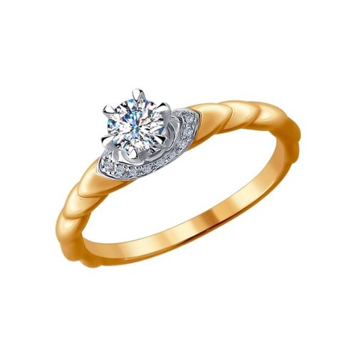 

Помолвочное кольцо SOKOLOV из комбинированного золота с бриллиантами