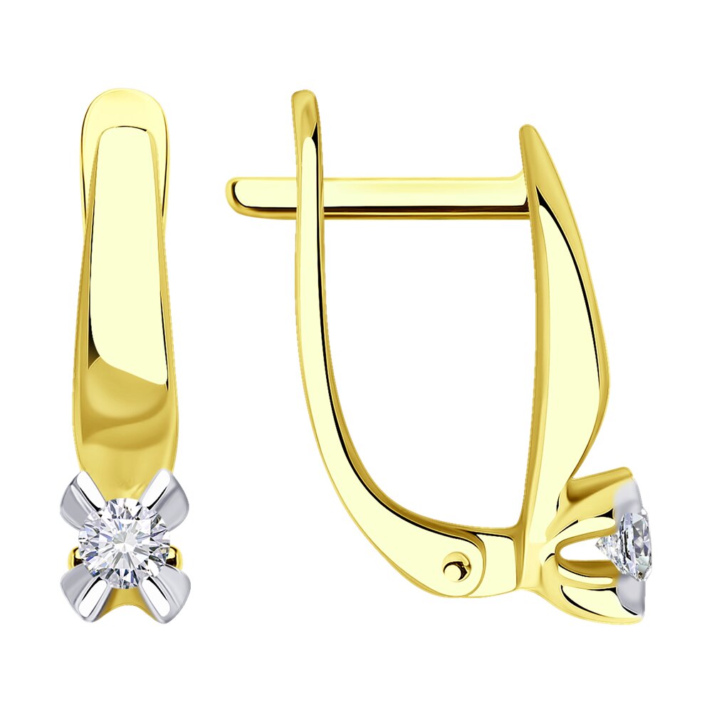 

Серьги SOKOLOV Diamonds из желтого золота с бриллиантами