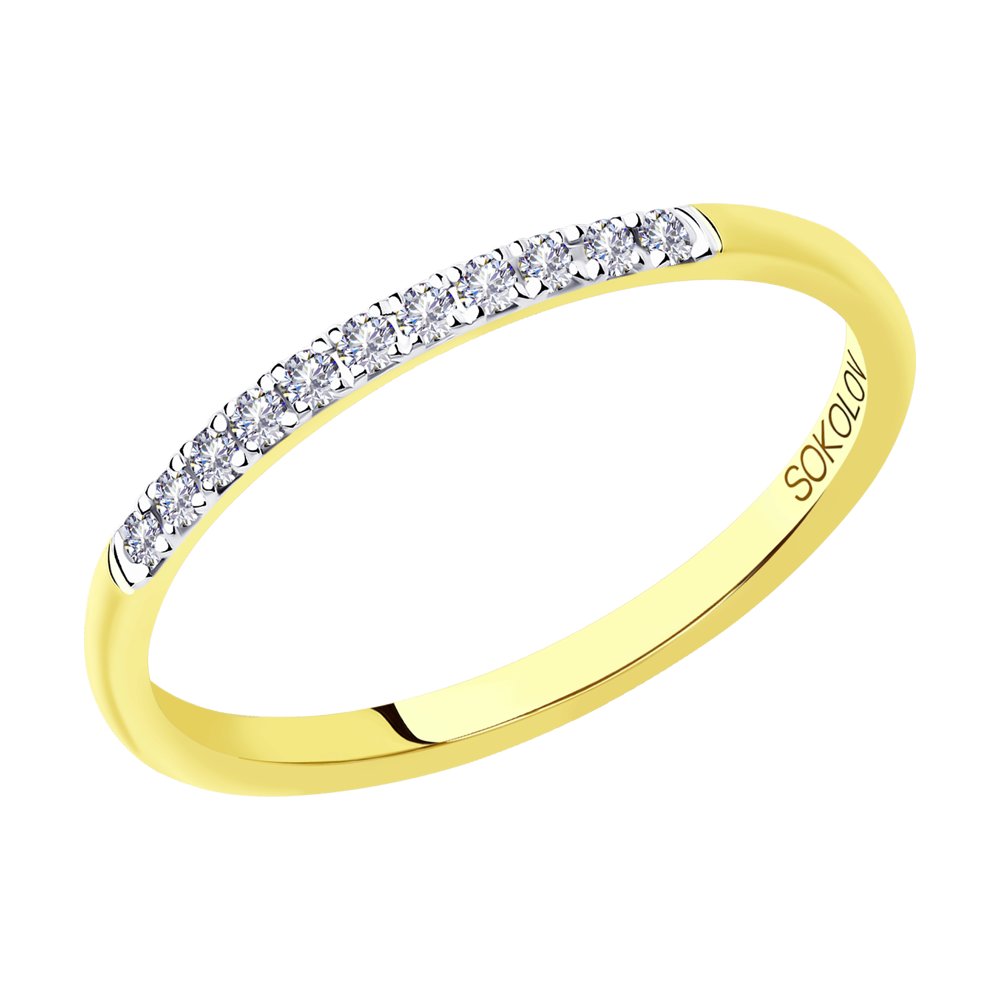 

Кольцо SOKOLOV Diamonds из желтого золота с бриллиантами