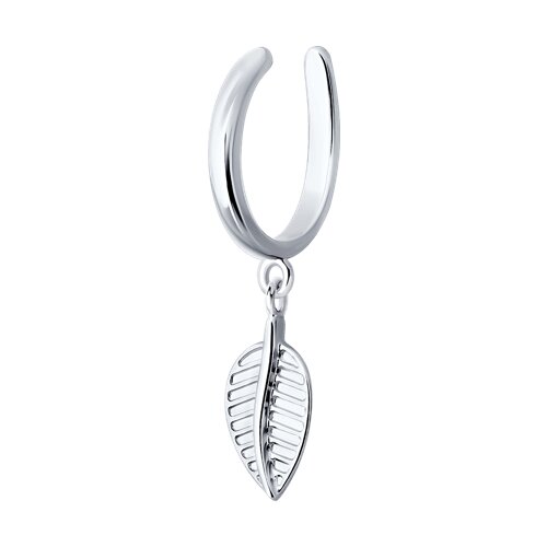 Серьга из серебра - фото 1