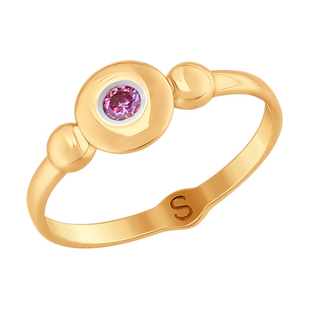 

Кольцо SOKOLOV из золота с фианитом