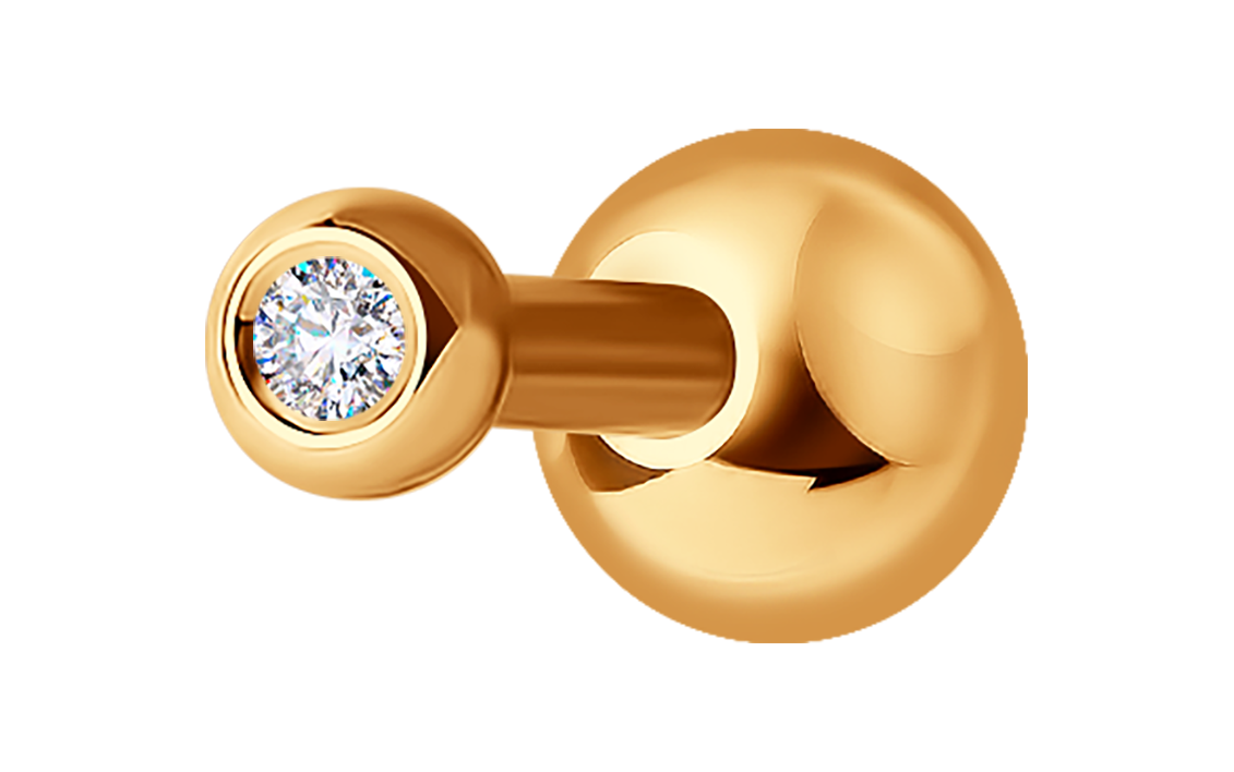 Пирсинг SOKOLOV Diamonds из золота с бриллиантом
