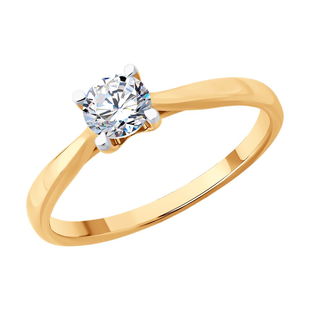 Кольцо SOKOLOV из золота с бриллиантом