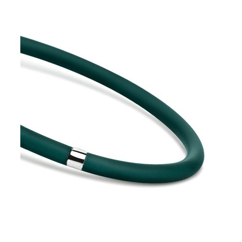 Зелёный силиконовый браслет для подвесок SOKOLOV