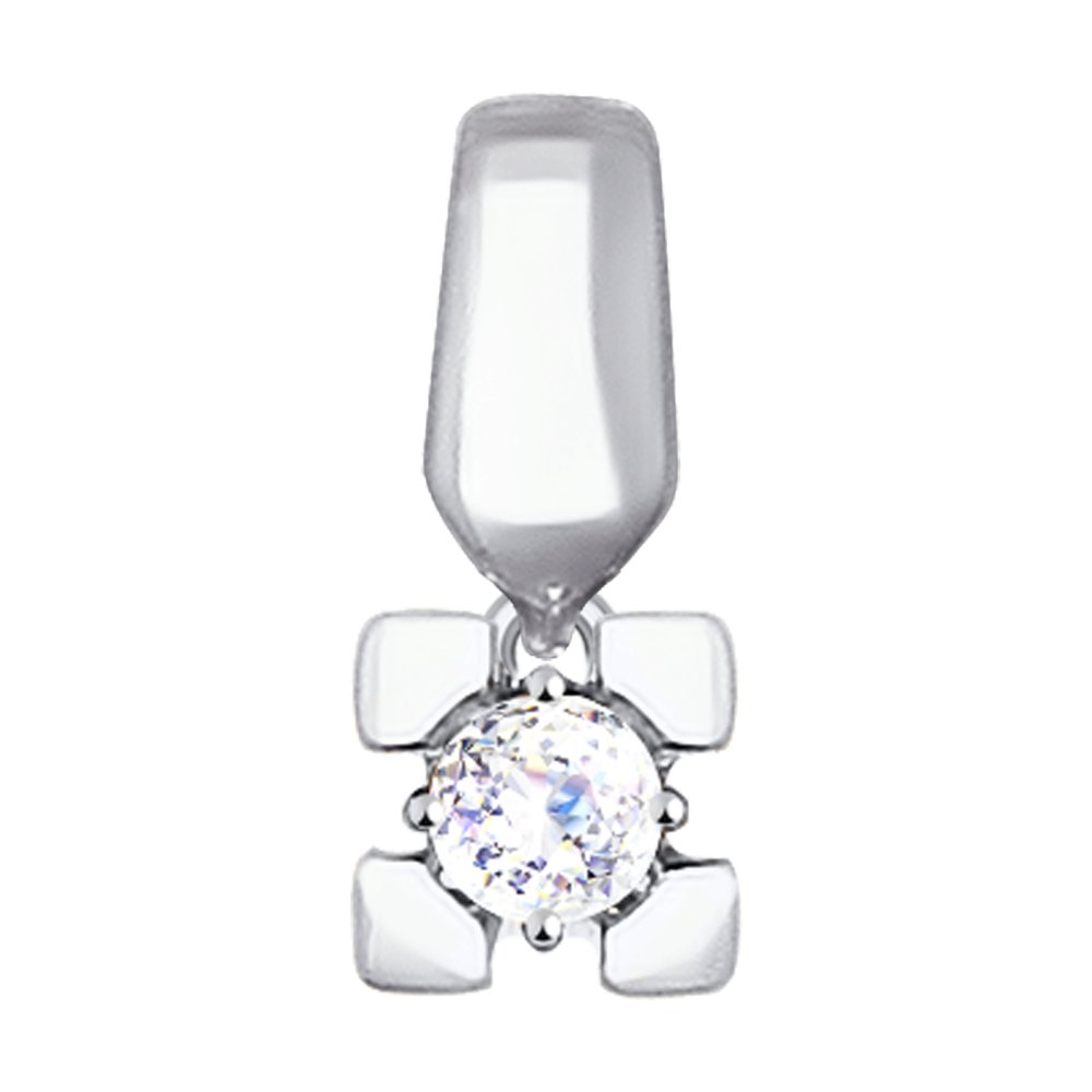 

Подвеска SOKOLOV из белого золота со Swarovski Zirconia