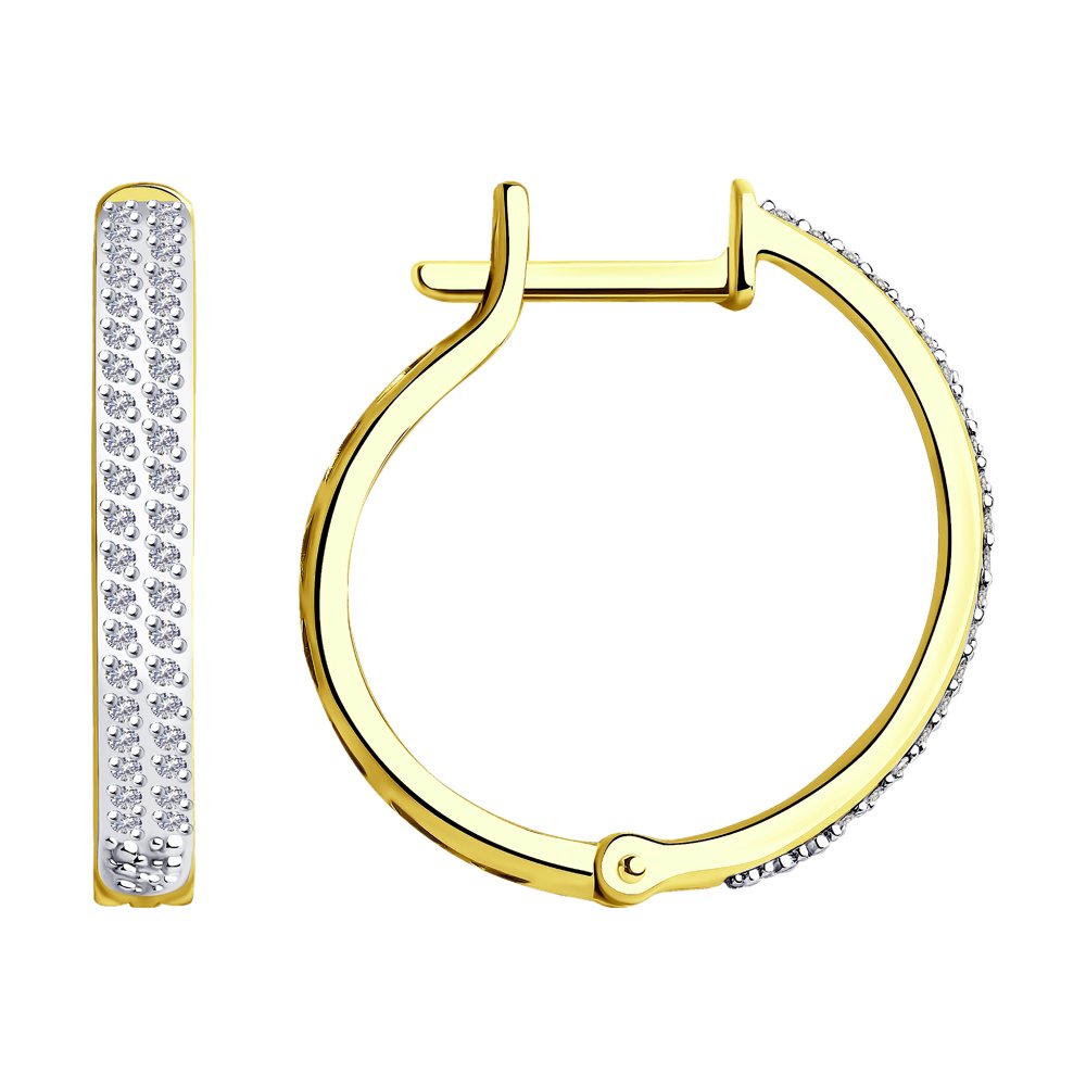 

Серьги SOKOLOV Diamonds из желтого золота с бриллиантами