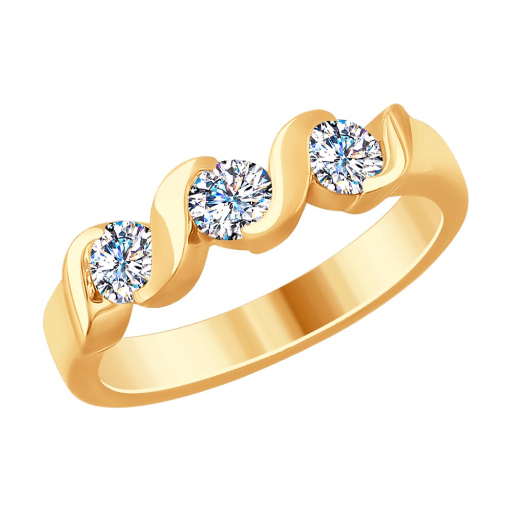 

Кольцо SOKOLOV Diamonds из золота с бриллиантами