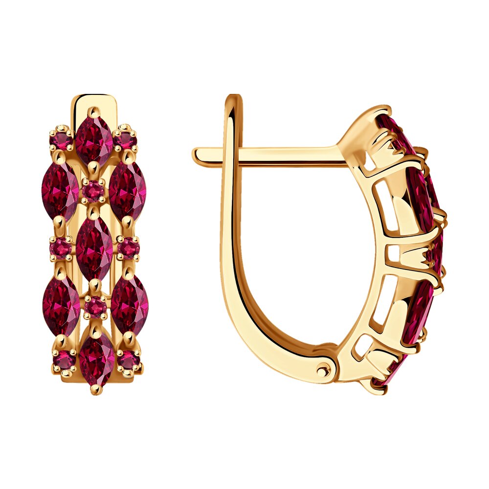

Серьги SOKOLOV Diamonds из золота с рубинами