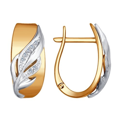 

Серьги SOKOLOV Diamonds из комбинированного золота с бриллиантами