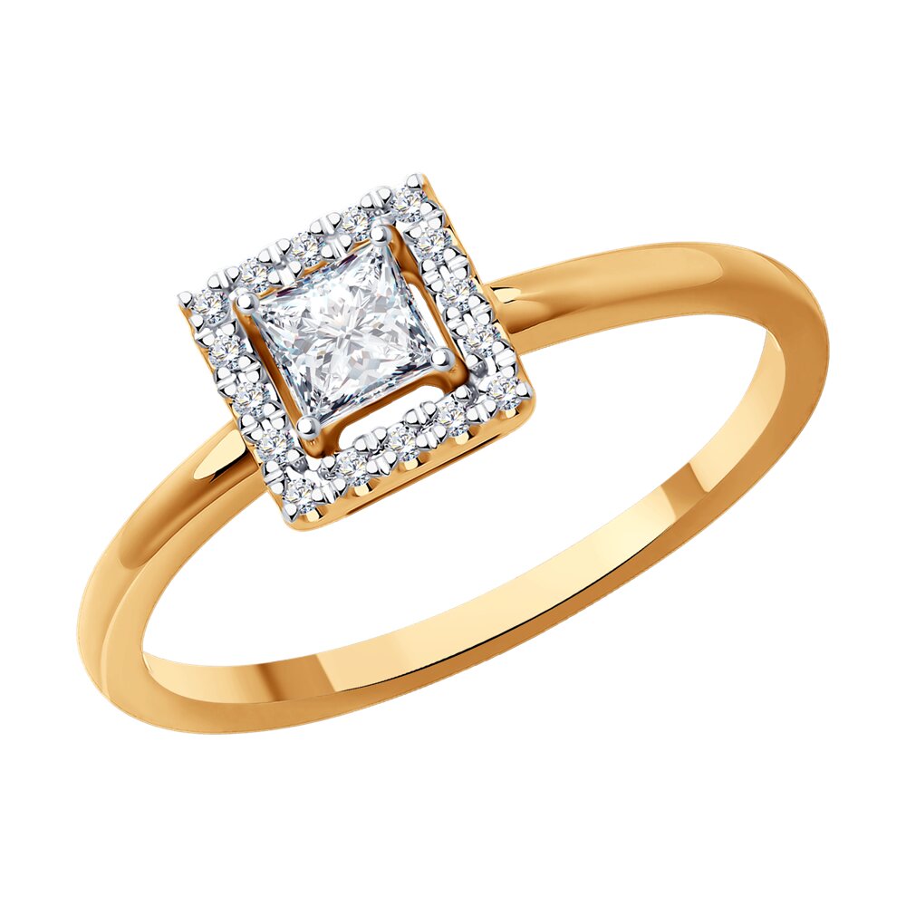 

Кольцо SOKOLOV Diamonds из золота с бриллиантами