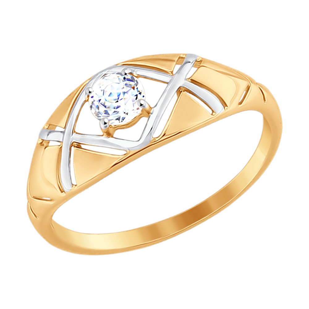 

Кольцо SOKOLOV из золота со Swarovski Zirconia
