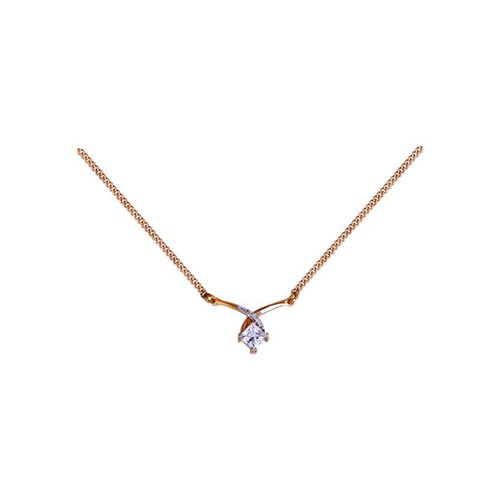 

Колье cо swarovski zirconia «Объятия» SOKOLOV