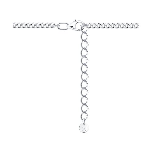 Колье из серебра с фианитом - фото 2