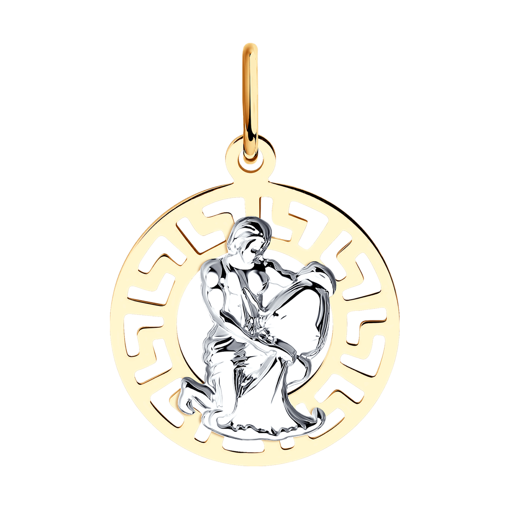 фото Подвеска «знак зодиака водолей» sokolov из золота